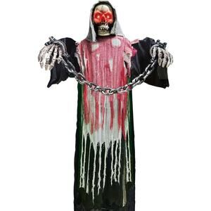 6Ft Halloween Animatronics Outdoor Animated Halloween Decorations Outdoor